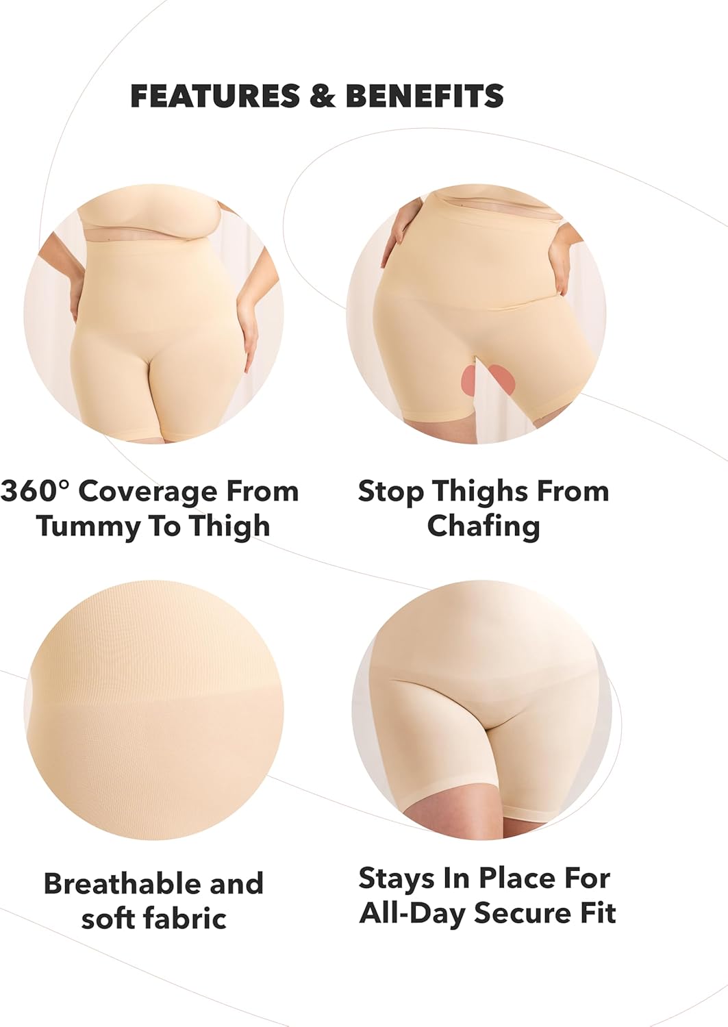 Shorts Moldeadores de Cintura Alta™